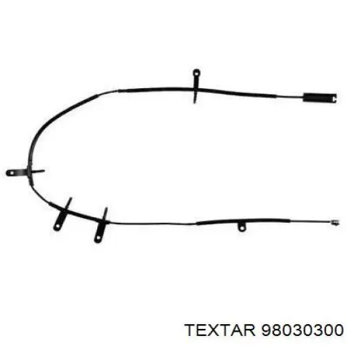 Датчик износа тормозных колодок задний 98030300 Textar