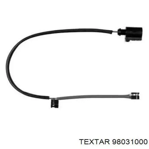 98031000 Textar  Датчик износа тормозных колодок задний