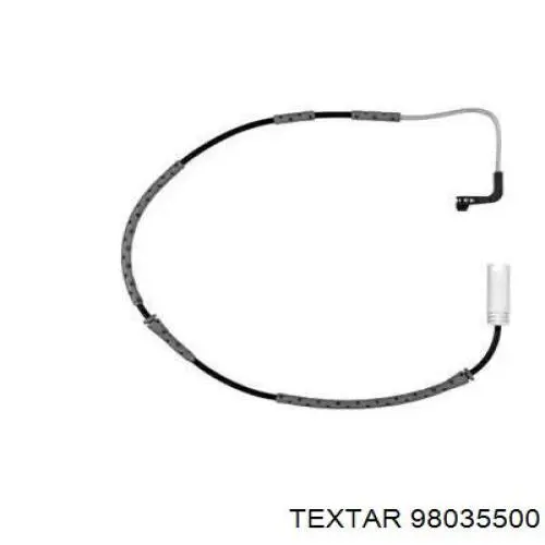 98035500 Textar датчик износа тормозных колодок передний