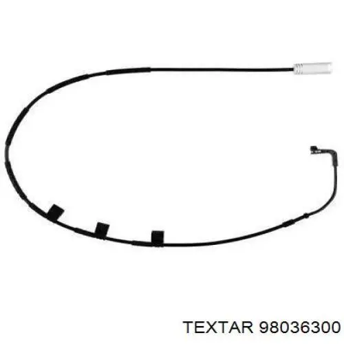98036300 Textar датчик износа тормозных колодок задний