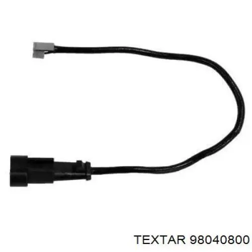 98040800 Textar датчик износа тормозных колодок задний