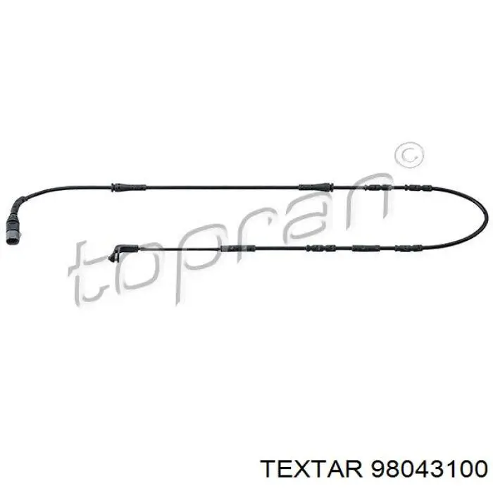 Датчик износа тормозных колодок задний 98043100 Textar