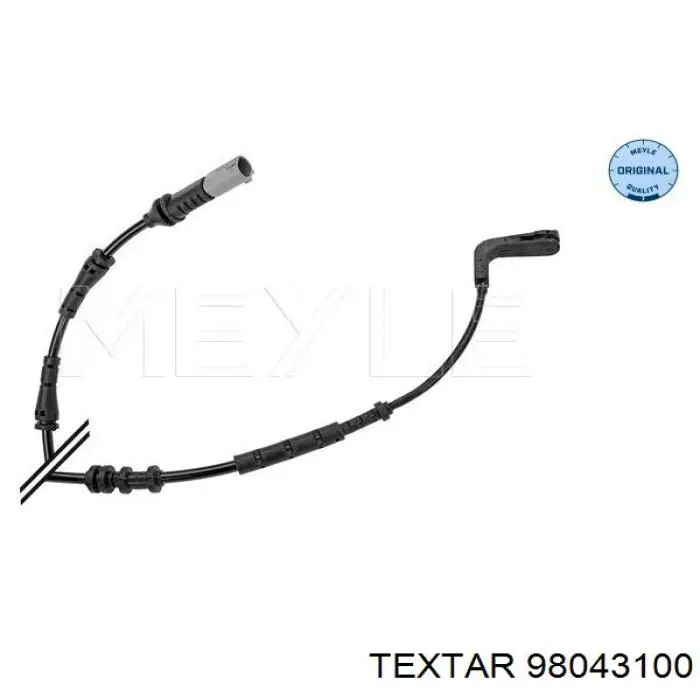 Купить 98043100 Textar Датчик износа тормозных колодок задний