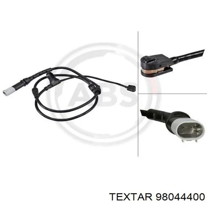 Датчик износа колодок Textar 98044400