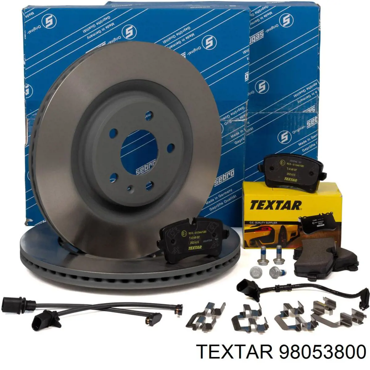 98053800 Textar sensor dianteiro de desgaste das sapatas do freio