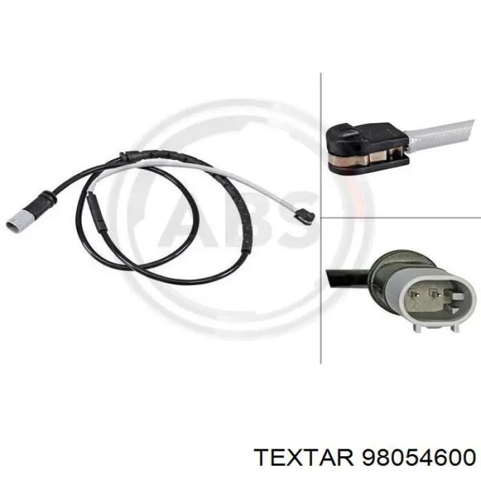 Датчик износа тормозных колодок, задний Textar 98054600 цена, от 12.72 USD