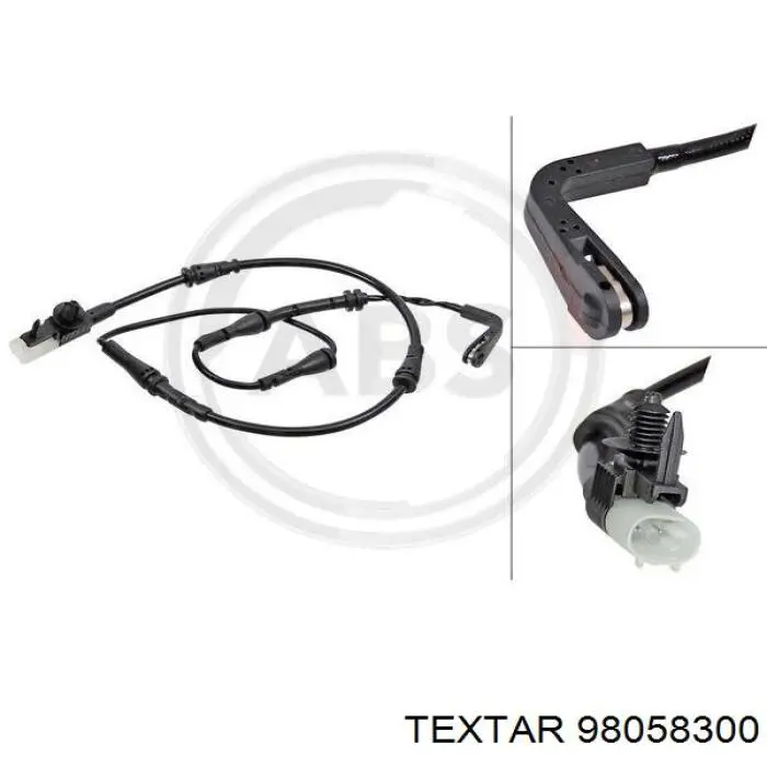 98058300 Textar  Датчик износа тормозных колодок задний