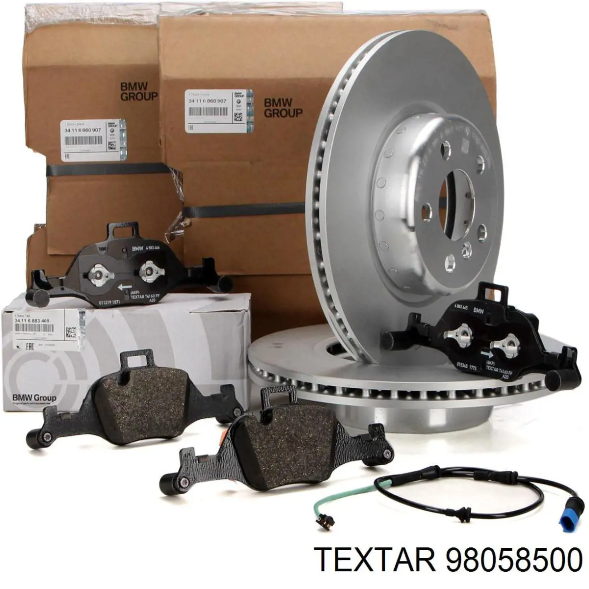 Купить 98058500 Textar Сенсор износа