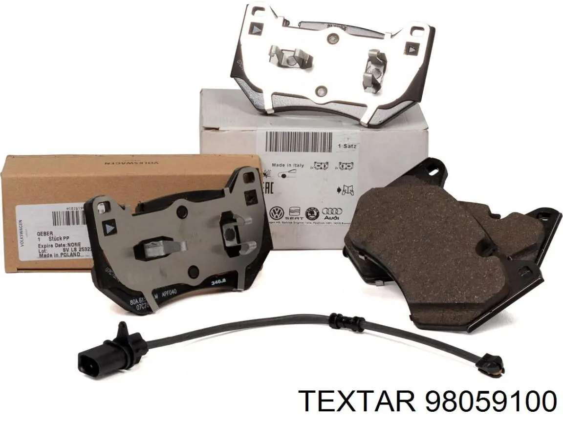 Купить 98059100 Textar Сенсор износа