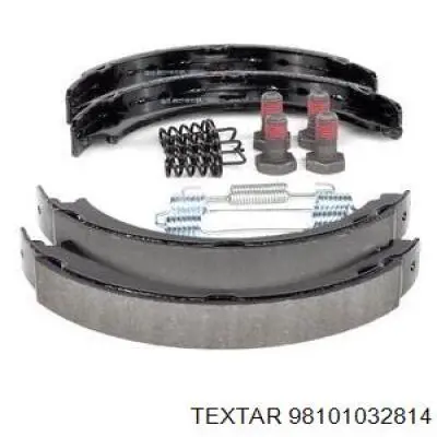 Купить 98101032814 Textar Колодки ручника/стояночного тормоза