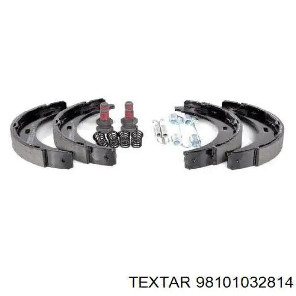 98101032814 Textar Тормозные колодки ручника