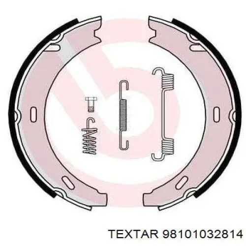 Тормозные колодки стояночного тормоза Textar 98101032814 цена, от 11.16 USD
