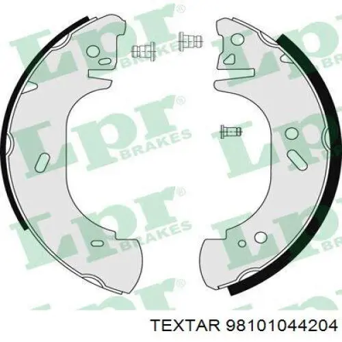 Задние барабанные колодки 98101044204 Textar