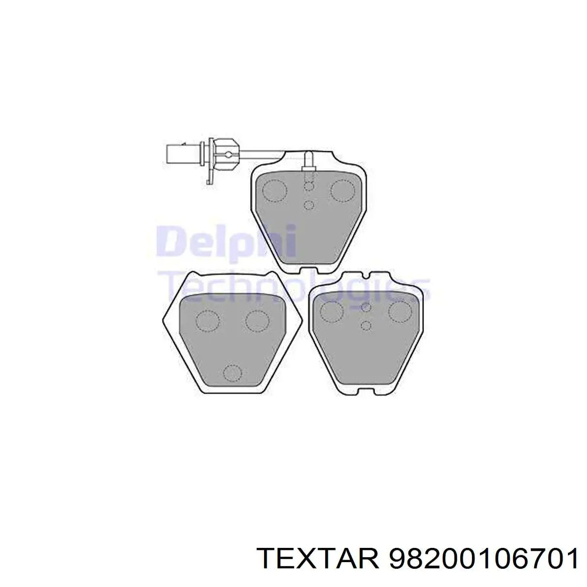 Купить 98200106701 Textar Ротор тормозной