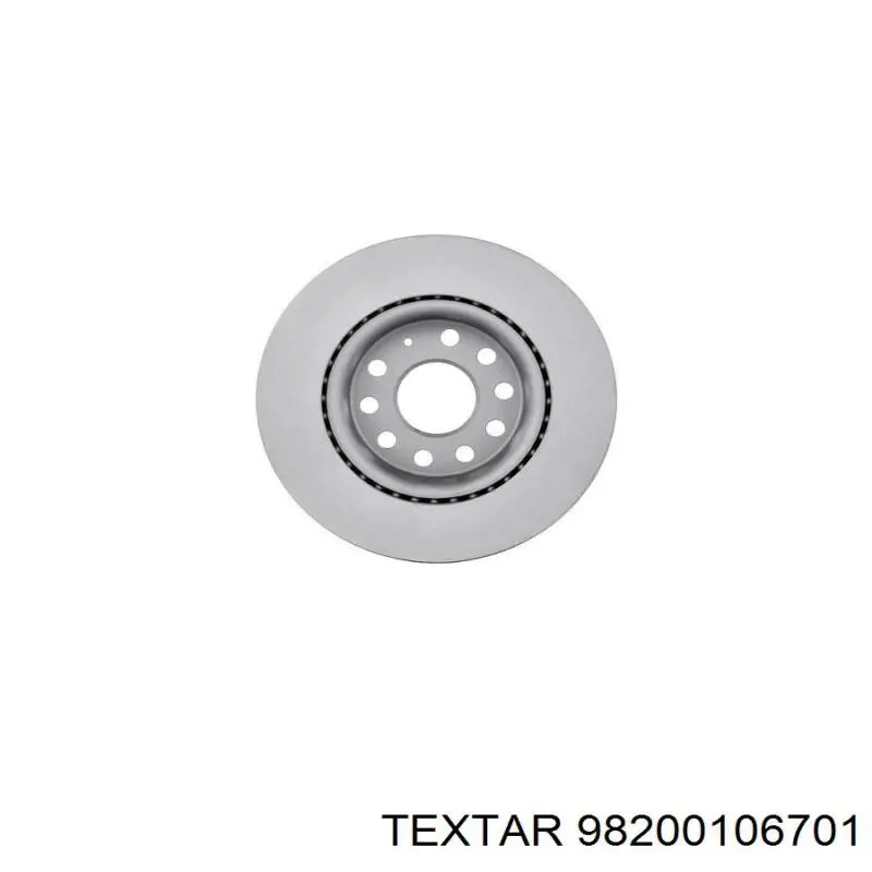 Передний тормозной диск Textar 98200106701