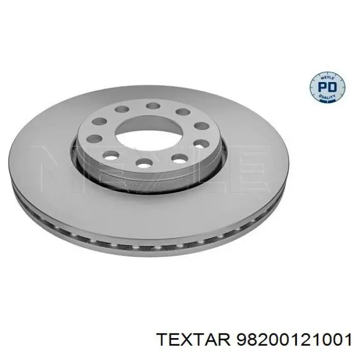 Передние тормозные диски 98200121001 Textar