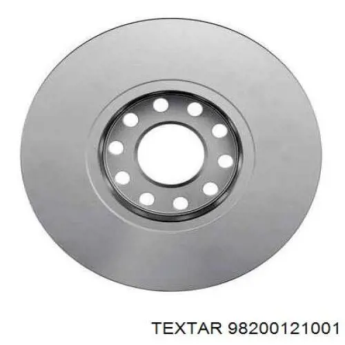 98200121001 Textar Диск тормозной передний