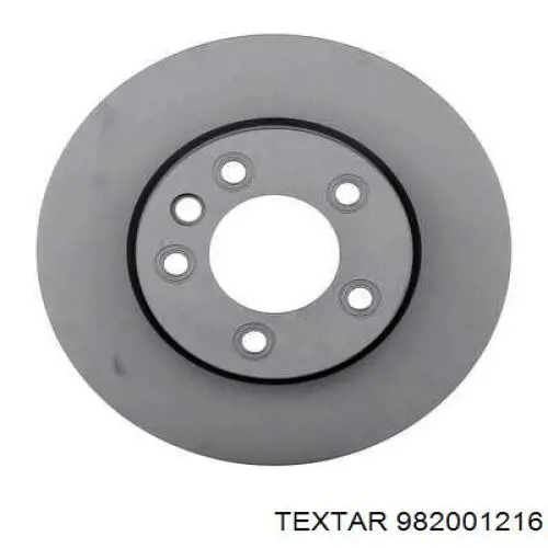 982001216 Textar диск тормозной передний