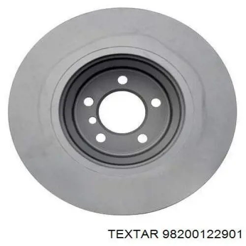 98200122901 Textar Диск тормозной передний