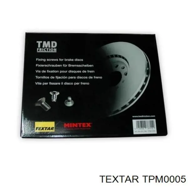 Болт (гайка) крепежа Textar TPM0005