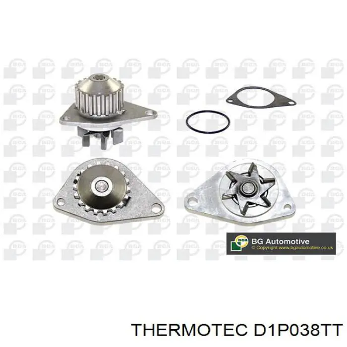 Купить D1P038TT Thermotec Насос охлаждения