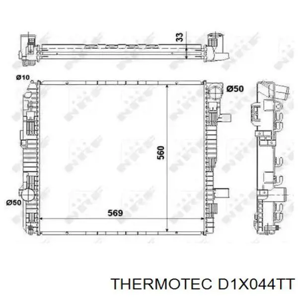 Водяной насос Thermotec D1X044TT