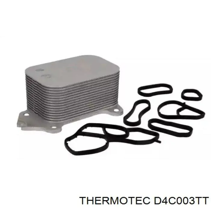 Радиатор масляный (холодильник), под фильтром Thermotec D4C003TT