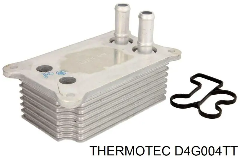 Радиатор масляный (холодильник), под фильтром Thermotec D4G004TT