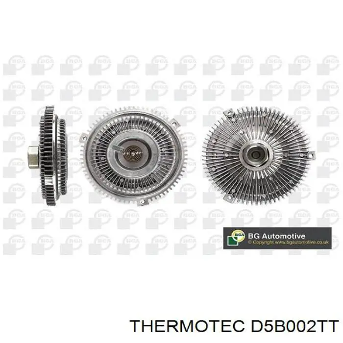 Embrague, ventilador del radiador D5B002TT Thermotec