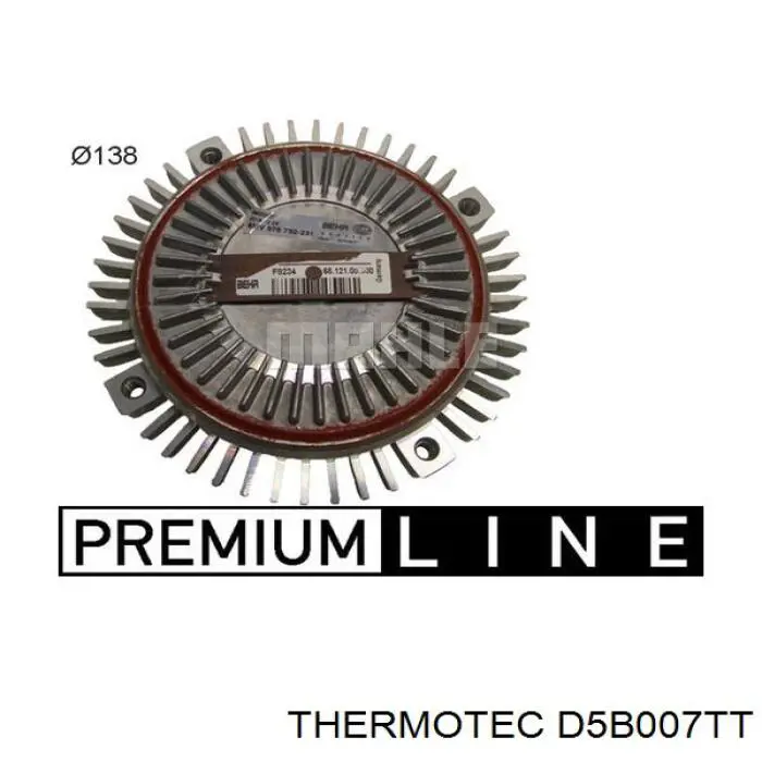 Вискомуфта вентилятора D5B007TT Thermotec