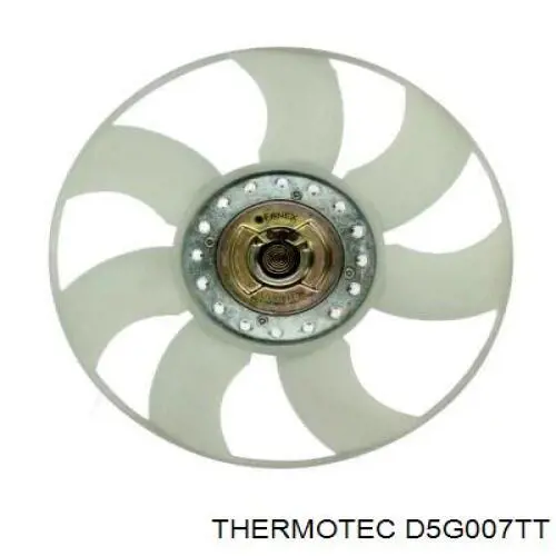 D5G007TT Thermotec вентилятор (крыльчатка радиатора охлаждения)
