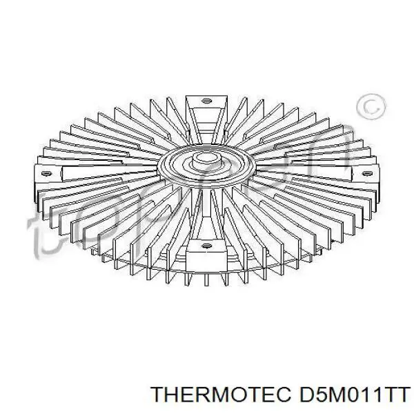 Вискомуфта, вязкостная муфта вентилятора охолодження D5M011TT Thermotec