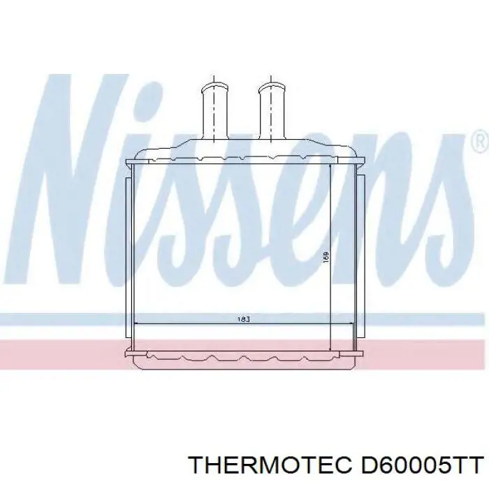 Купить D60005TT Thermotec Радиатор печки