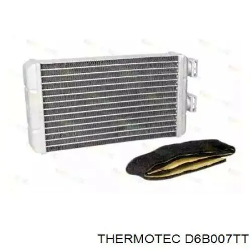 Радиатор печки D6B007TT Thermotec