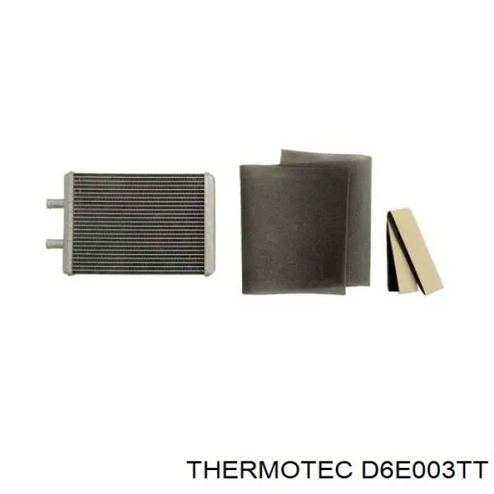 D6E003TT Thermotec radiador de forno (de aquecedor)