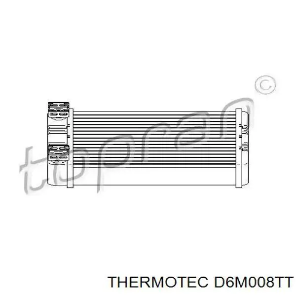 Купить D6M008TT Thermotec Радиатор печки