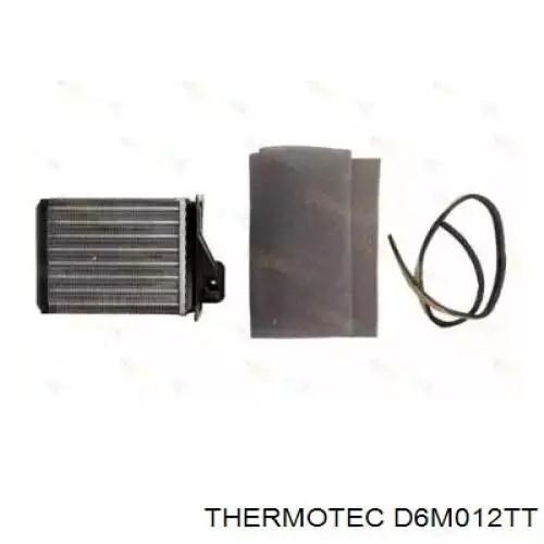 Радиатор печки (отопителя) задний Thermotec D6M012TT
