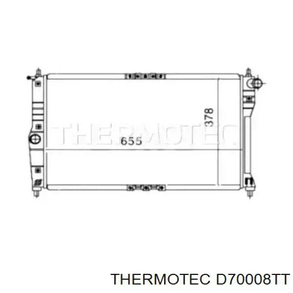 Радиатор 350213174900 Magneti Marelli