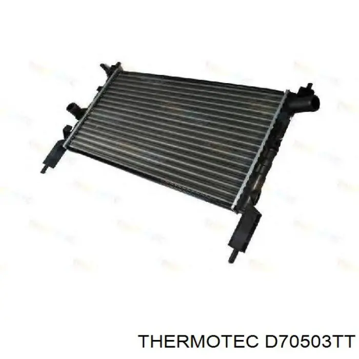 Радиатор охлаждения двигателя Thermotec D70503TT цена, от 62.35 USD