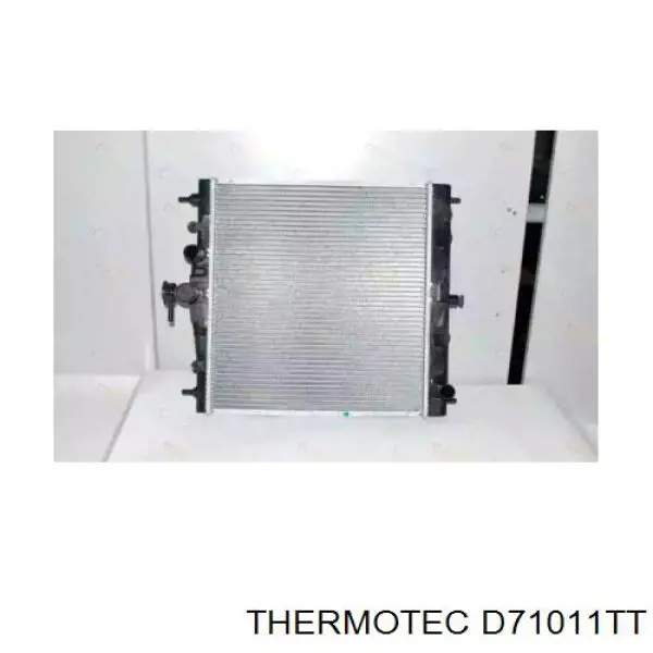 Радиатор охлаждения двигателя Thermotec D71011TT цена, от 81.84 USD
