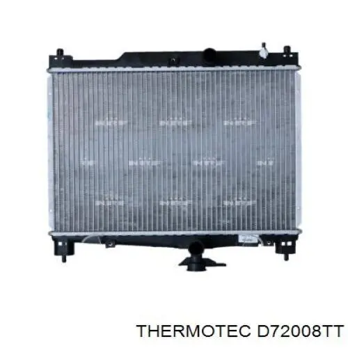 Радиатор охлаждения двигателя Thermotec D72008TT цена, от 61.20 USD