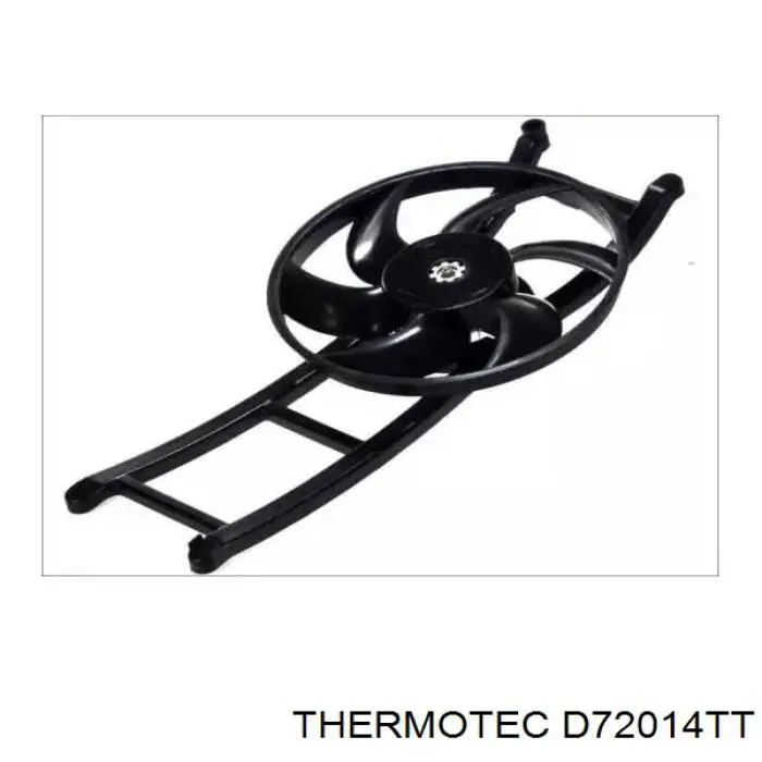 Купить D72014TT Thermotec Радиатор водяной