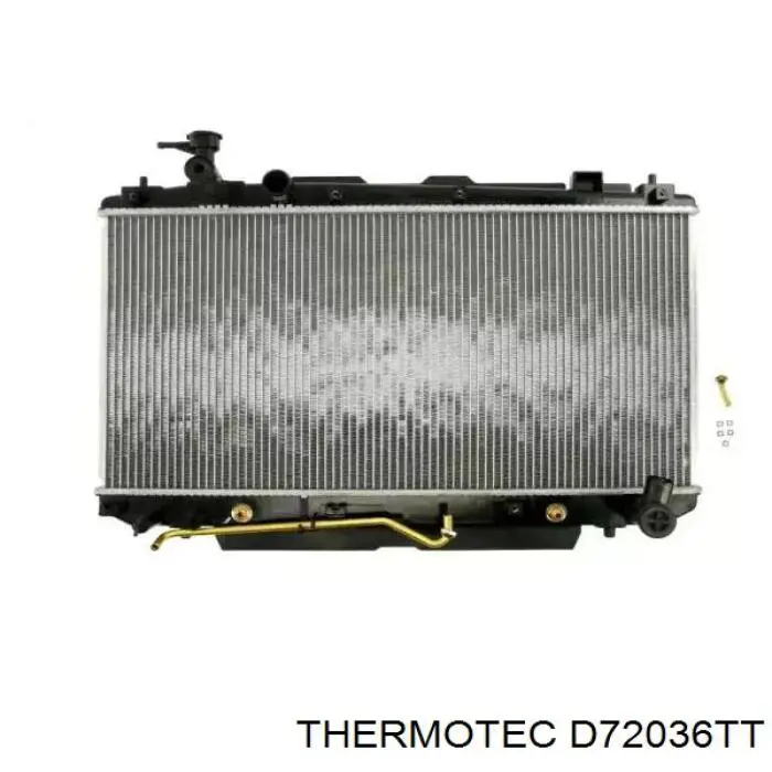 D72036TT Thermotec radiador de esfriamento de motor