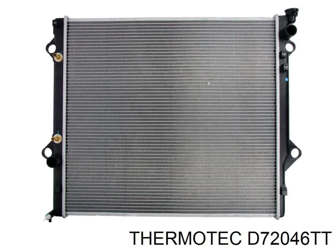 Радіатор охолодження двигуна D72046TT Thermotec