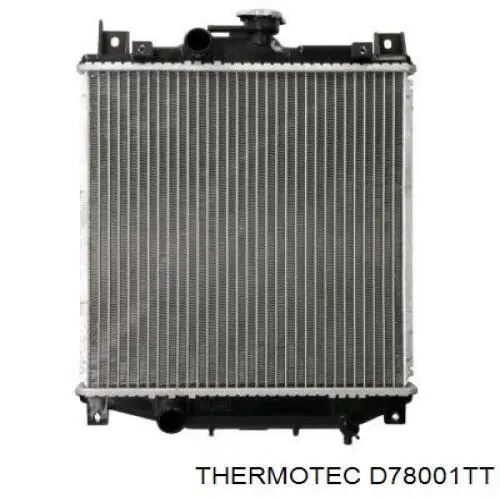 Радіатор охолодження двигуна D78001TT Thermotec