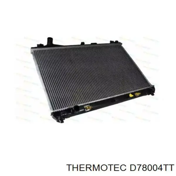 Радиатор охлаждения двигателя Thermotec D78004TT цена, от 104.56 USD