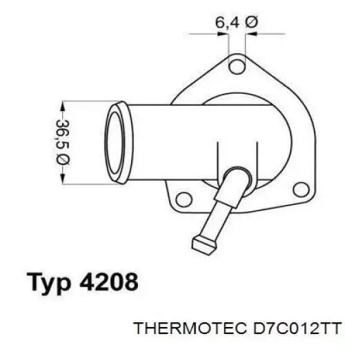 FT55540 Fast radiador de esfriamento de motor