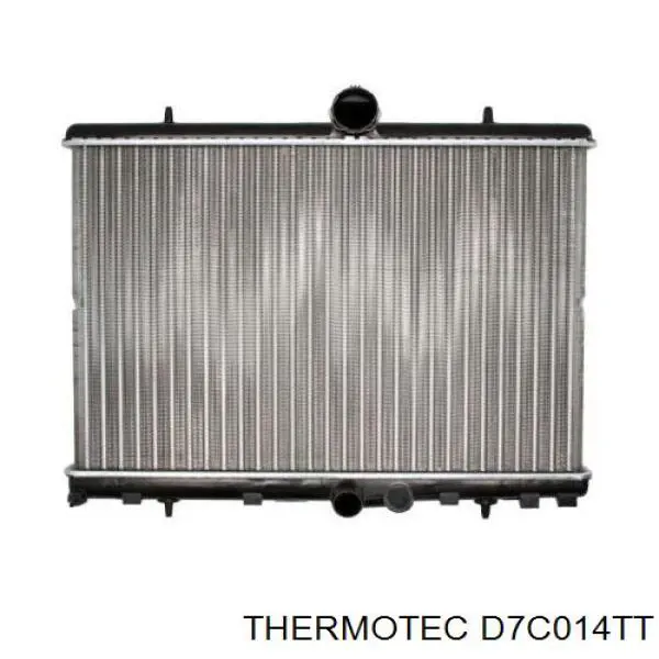 Radiador refrigeración del motor D7C014TT Thermotec