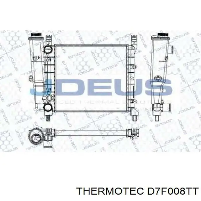 Купить D7F008TT Thermotec Радиатор водяной