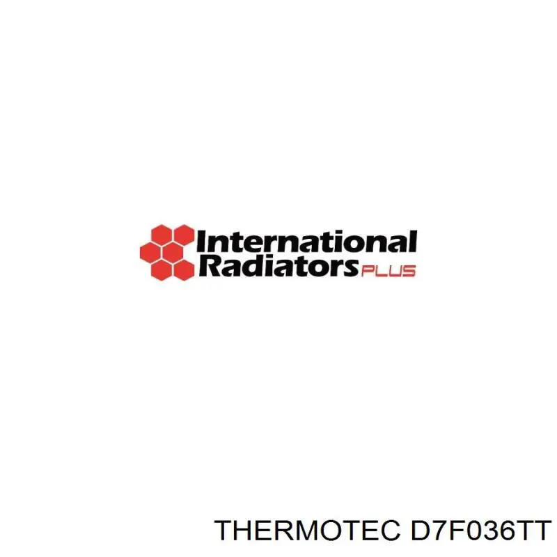 Радиатор охлаждения двигателя Thermotec D7F036TT цена, от 46.73 USD